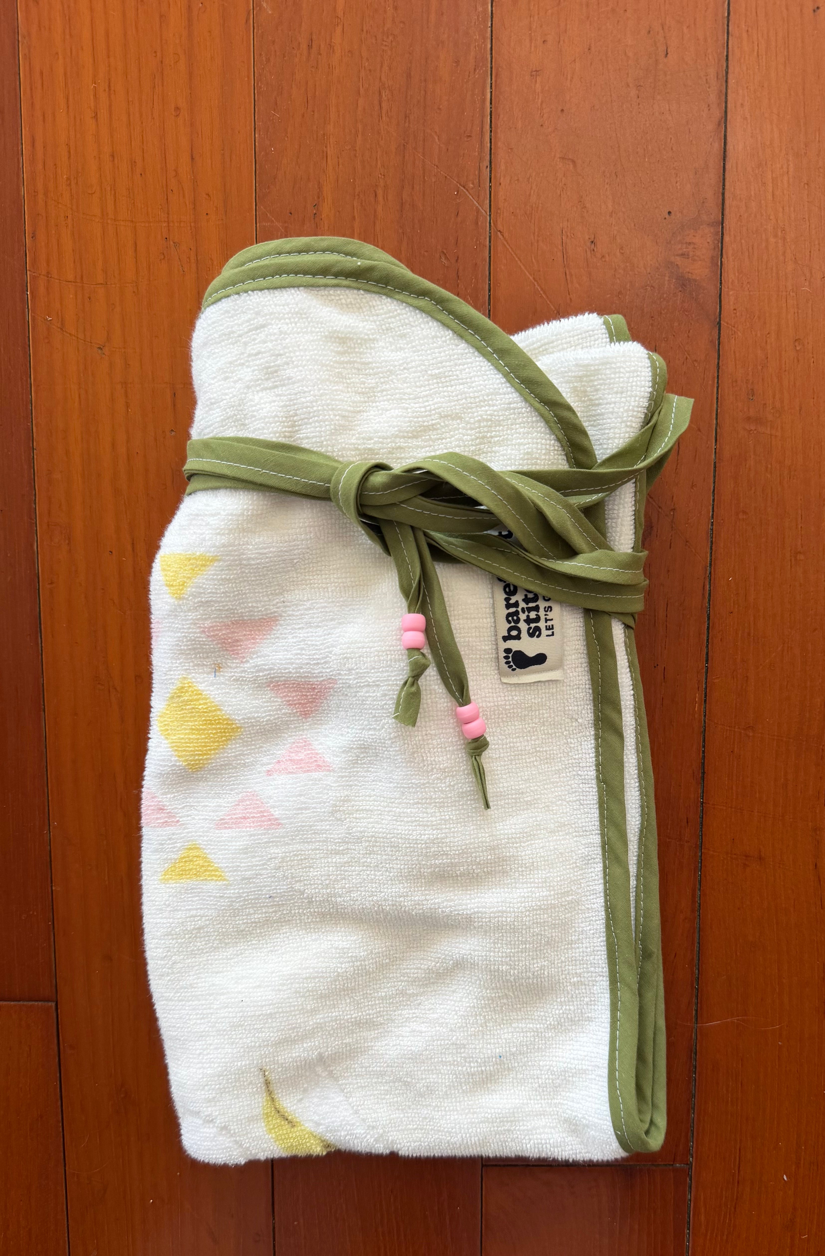 Pink flowers towel skirt (15 by 53inch)  (drop 26)