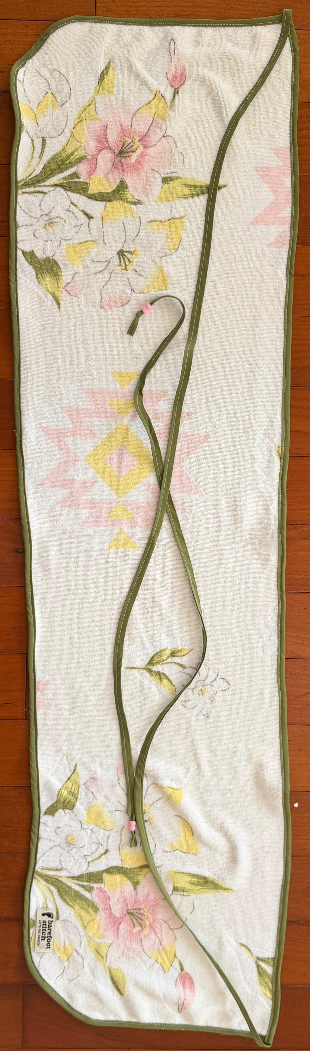 Flowersss towel skirt (14 by 53inch) (drop 26)