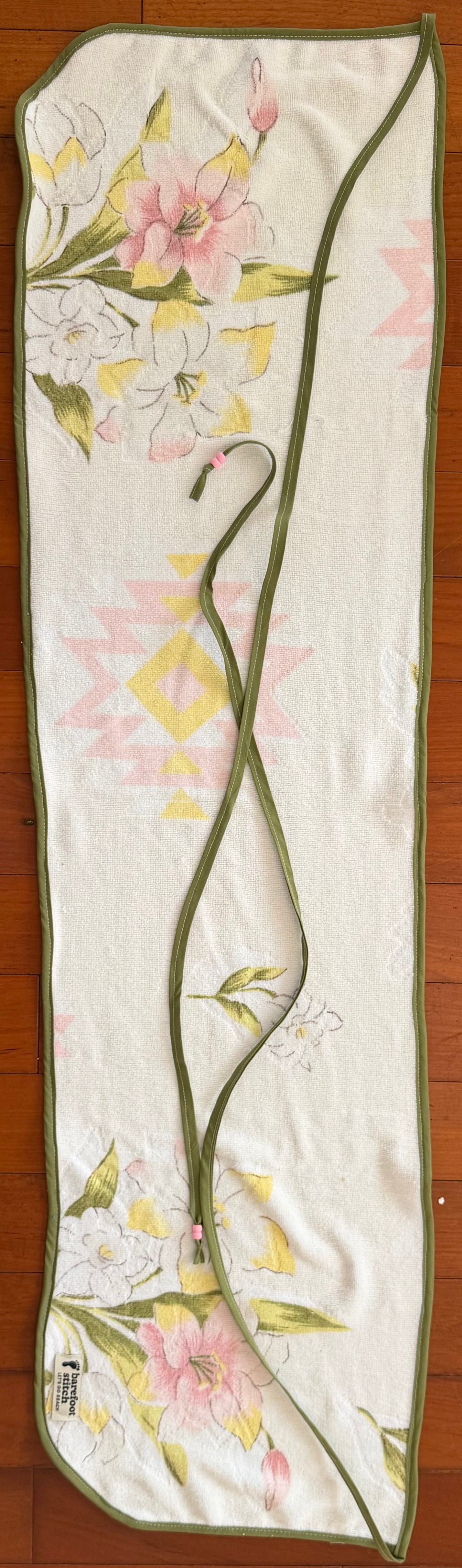 Flowersss towel skirt (14 by 53inch) (drop 26)