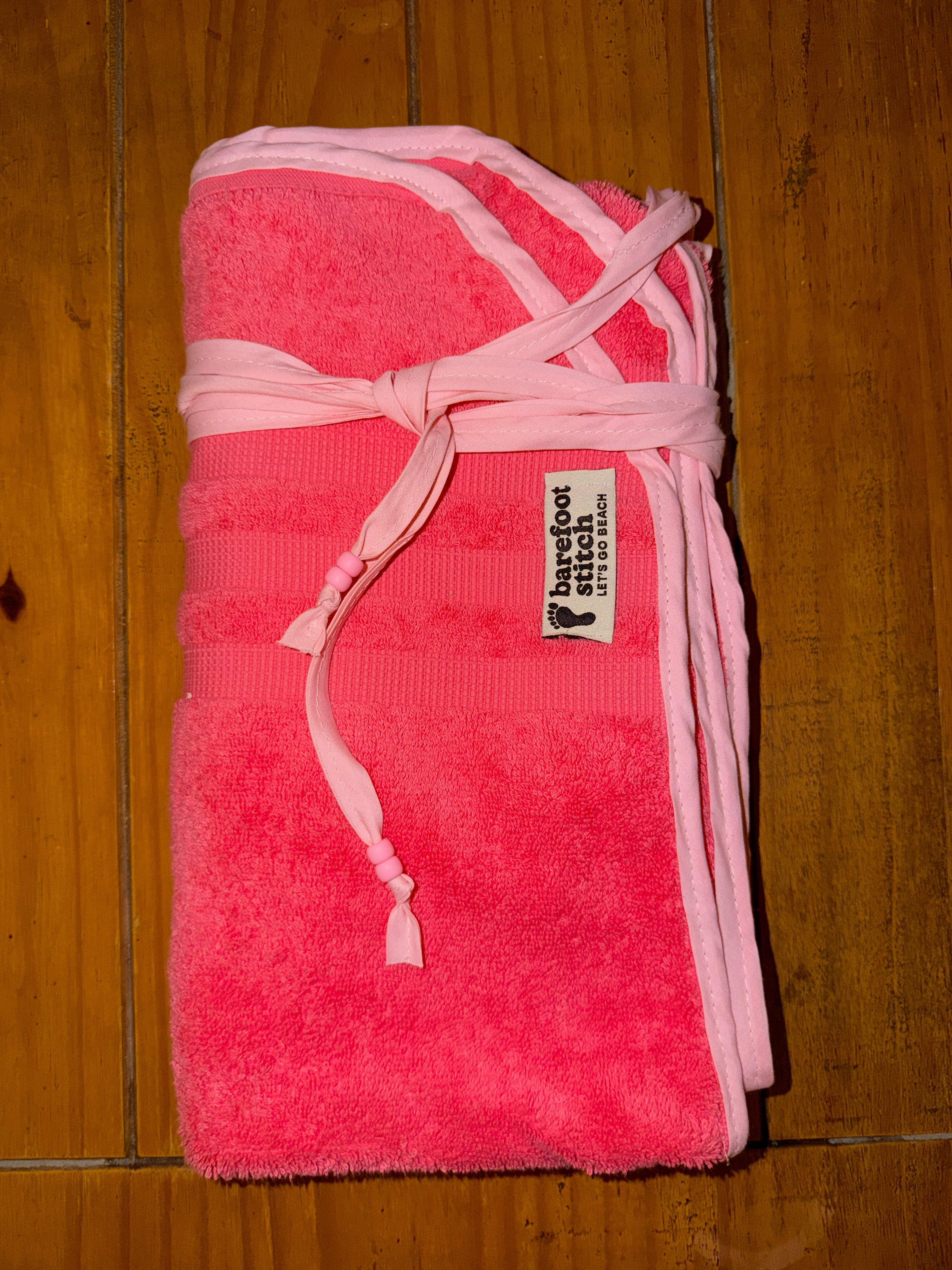 Pink party towel skirt (drop 23)(54inch by 15inch)