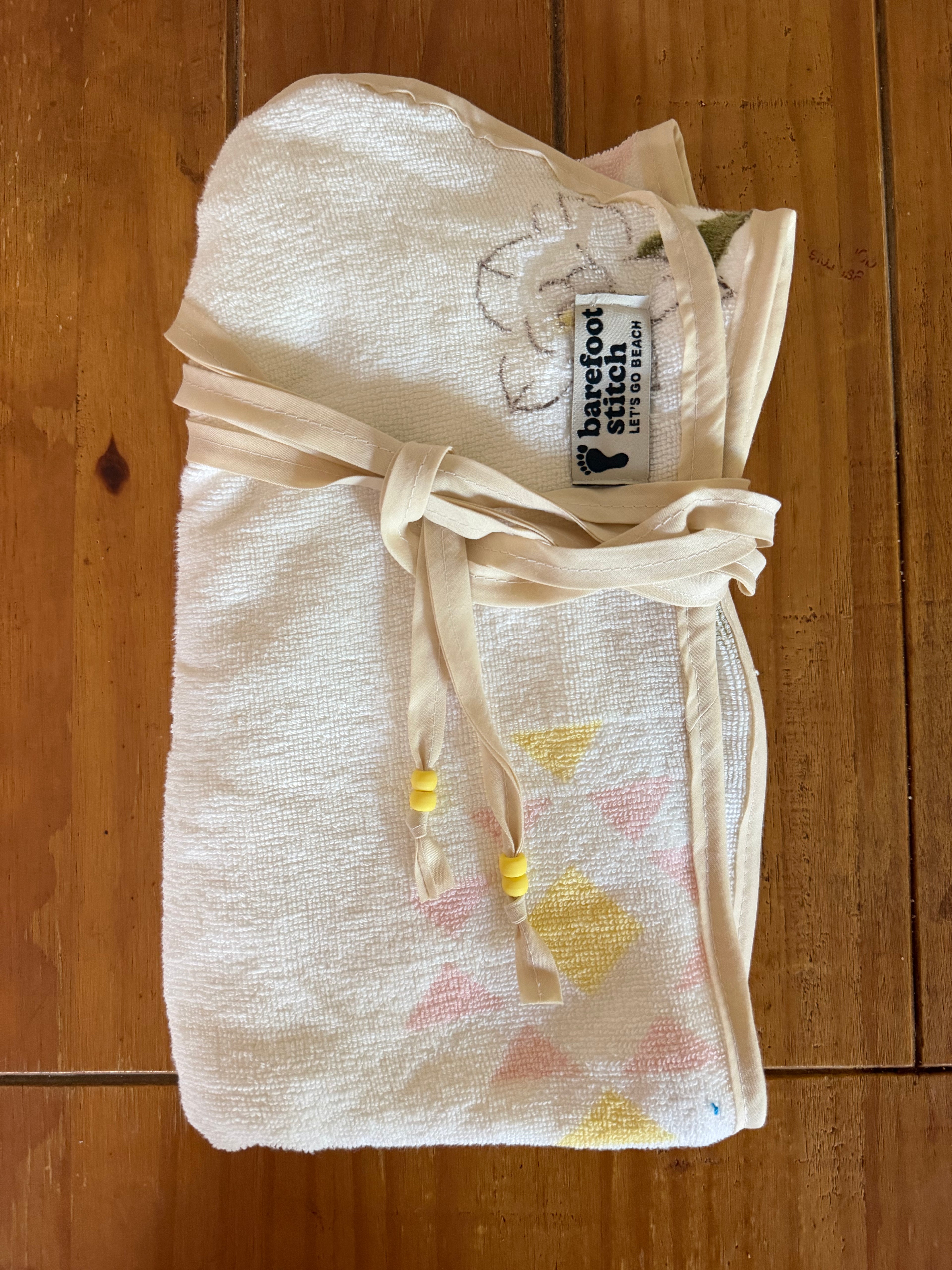 Smell the flowers towel skirt (14.5 by 55 inch) (drop 25)