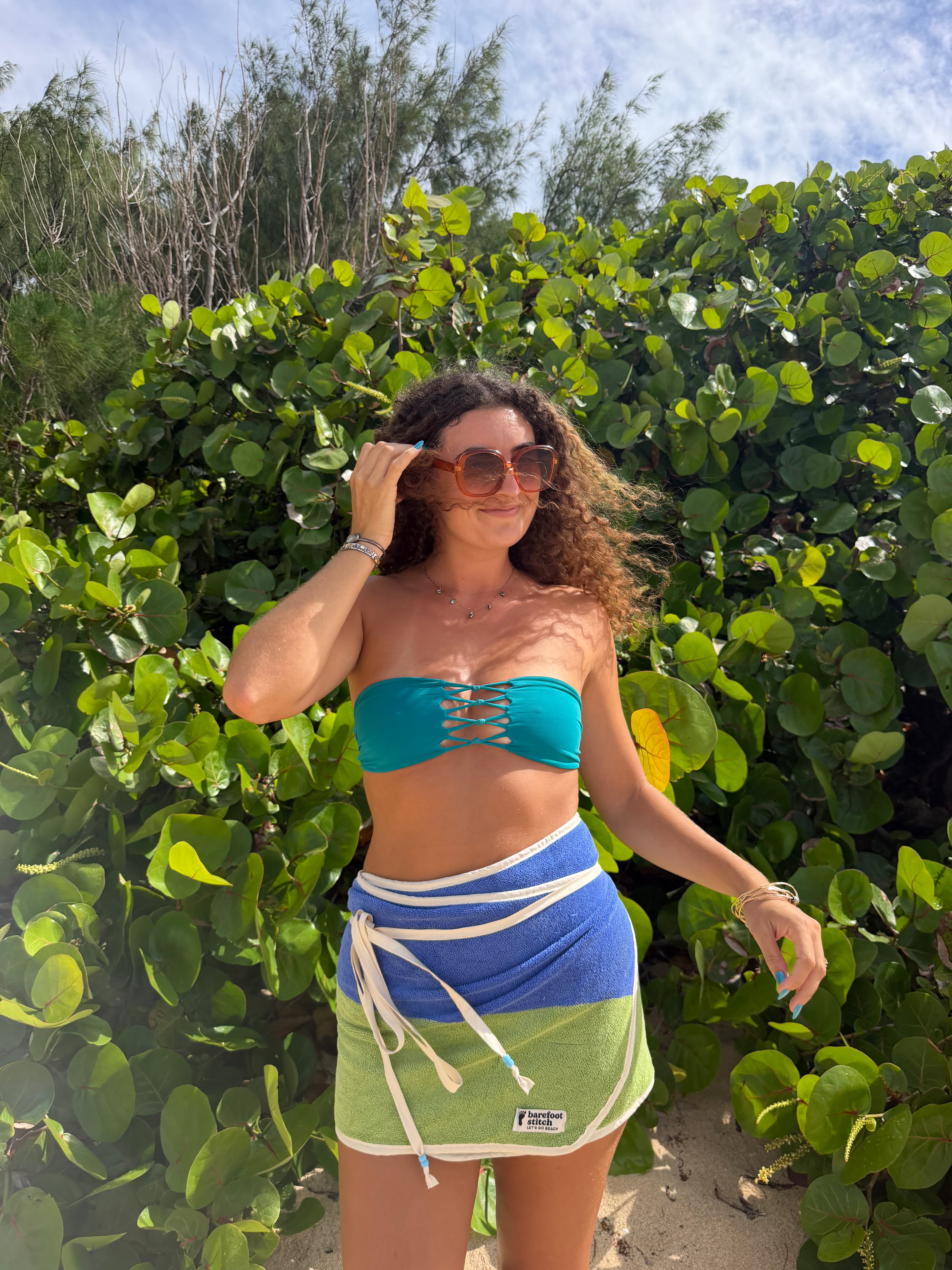 Earth day towel skirt (drop 24) (53inch by 14.5inch)