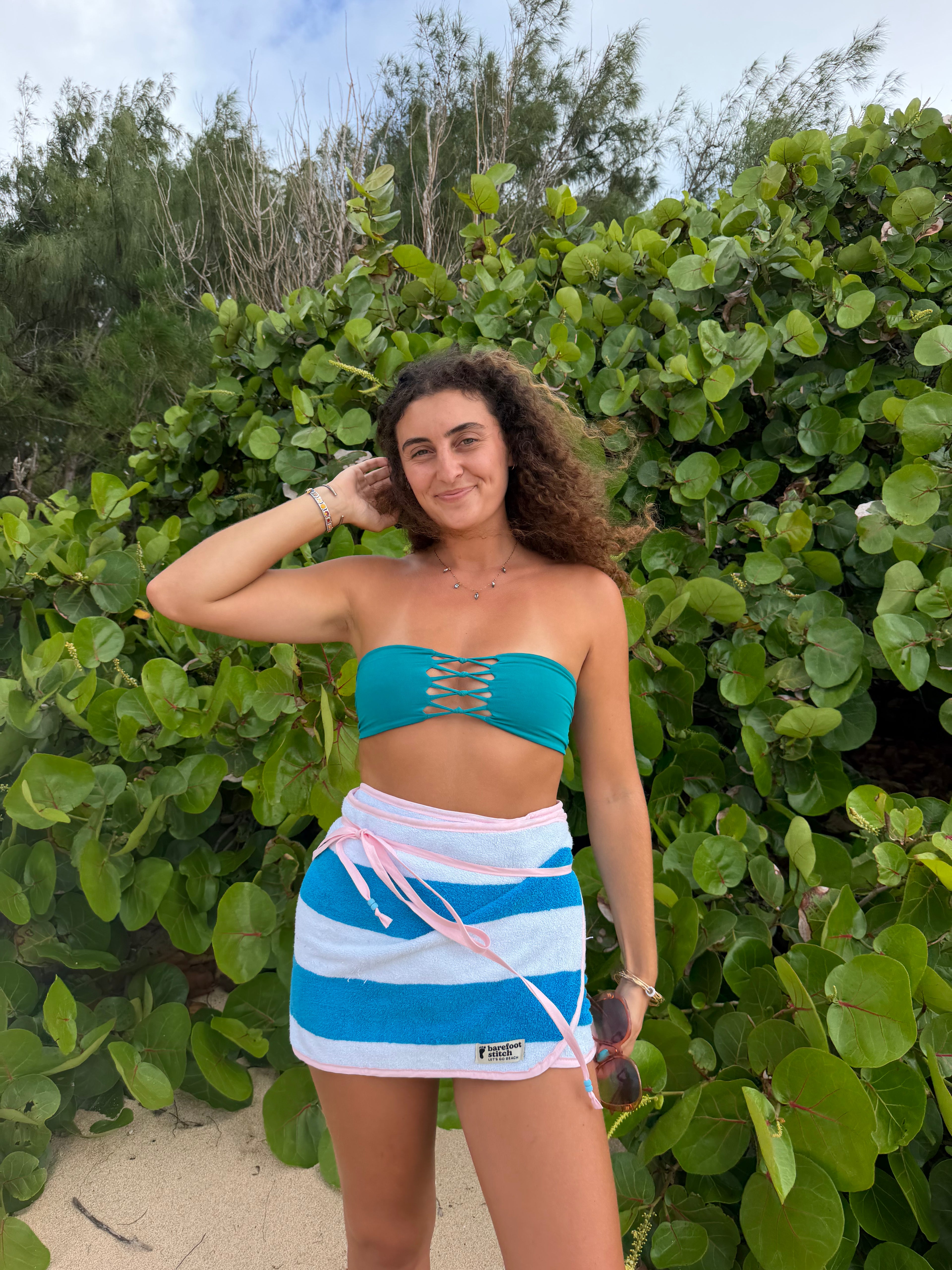 Summer time towel skirt (15 by 54inch) (drop 25)