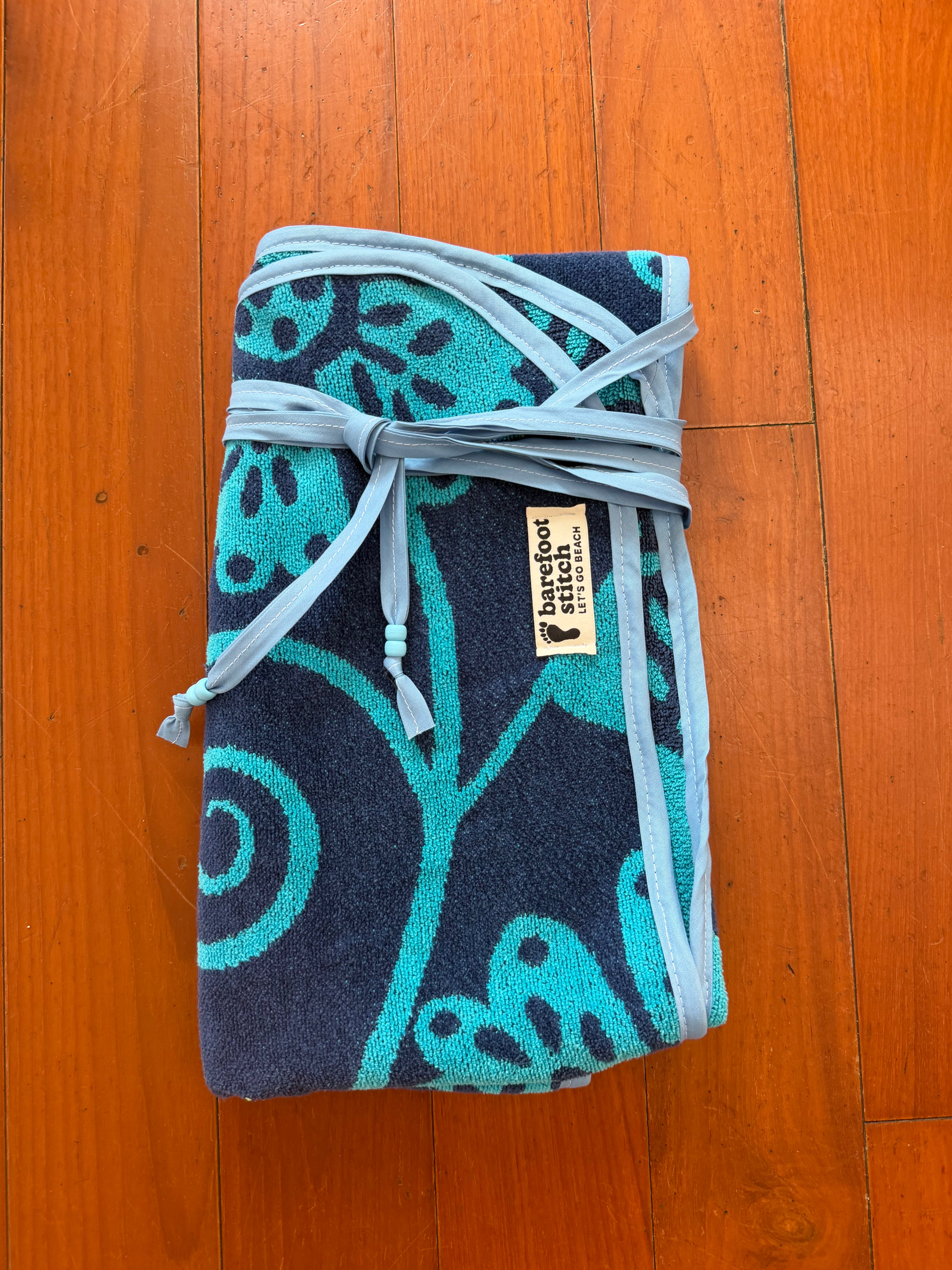 everything blue towel skirt (14.5 by 53) (drop 26)